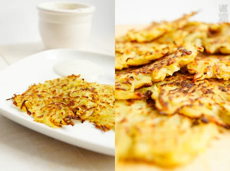 Niskotłuszczowe placki ziemniaczane – hashbrowns (2 składniki)