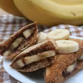 Tosty z Nutellą i bananem