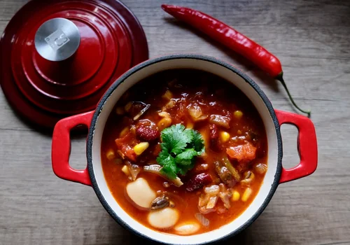 Wegańska Meksykańska - rozgrzeje nie tylko w czasie zimy.