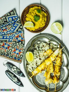 Sataye z kurczaka - szaszłyki z kurczaka