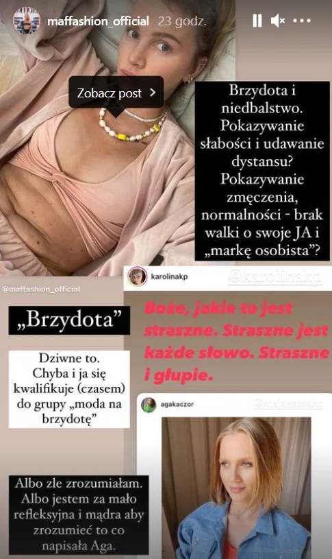 Zdjęcie Gwiazdy komentują wpis Agnieszki Kaczorowskiej. Aktorka odpowiada #1