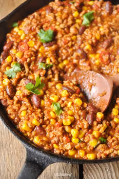 Chili con carne z wieprzowiną