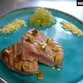 Świeży tuńczyk z grilla