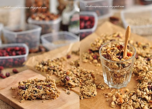 BATONIKI/GRANOLA MUSLI BEZ PIECZENIA