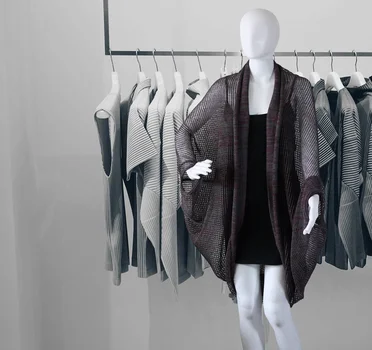 Sweter kokon z lnu