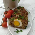 Pieczeń rzymska - rolada z mięsa mielonego z jajkiem