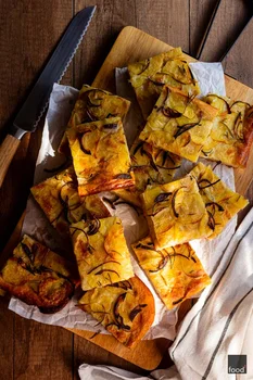 Focaccia z ziemniakami i rozmarynem