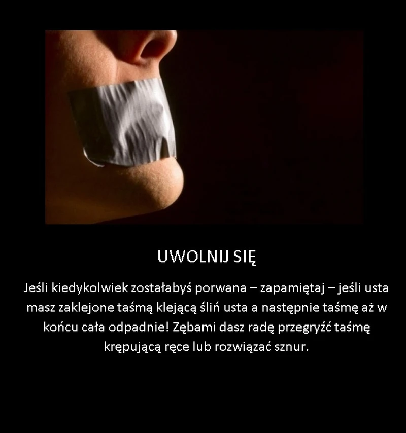 Uwolnij się w razie porwania