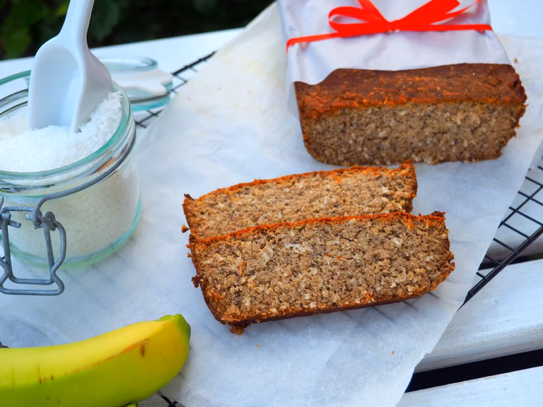 KOKOSOWY CHLEBEK BANANOWY (BEZGLUTENOWY)
