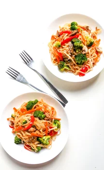 Szybki sezamowy stir-fry z warzywami