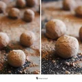 Domowe Marcepanowe pralinki obtaczane w kakao