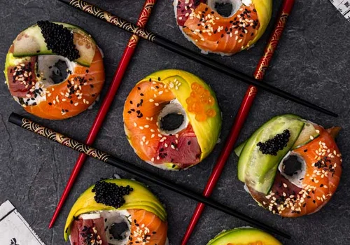 Sushi donuts - sushi w kształcie pączków