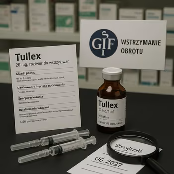 Decyzja GIF o natychmiastowym wstrzymaniu obrotu Tullex 20 mg – co dalej dla pacjentów i całego systemu leków