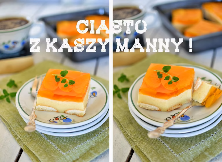 Ciasto z kaszy manny