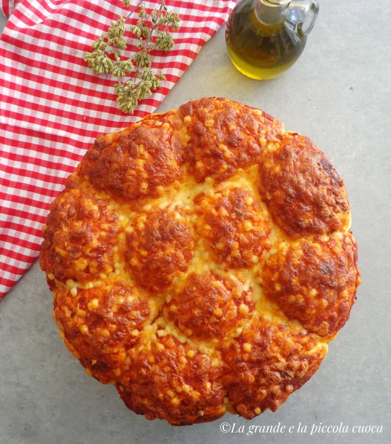 Odrywane bułeczki a'la pizza margherita