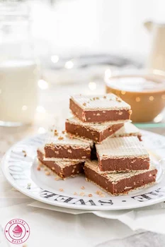 Domowe wafle orzechowe