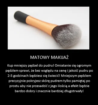 Prosty trik na matowy makijaż o którym nie wiesz