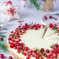 Tarta z żurawiną i białą czekoladą