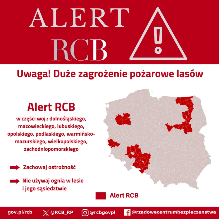 Zdjęcie Pilne ostrzeżenie RCB dla 8 województw! Te regiony są najbardziej zagrożone #1