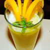 Smoothie z pomarańczy, z bananem i awokado