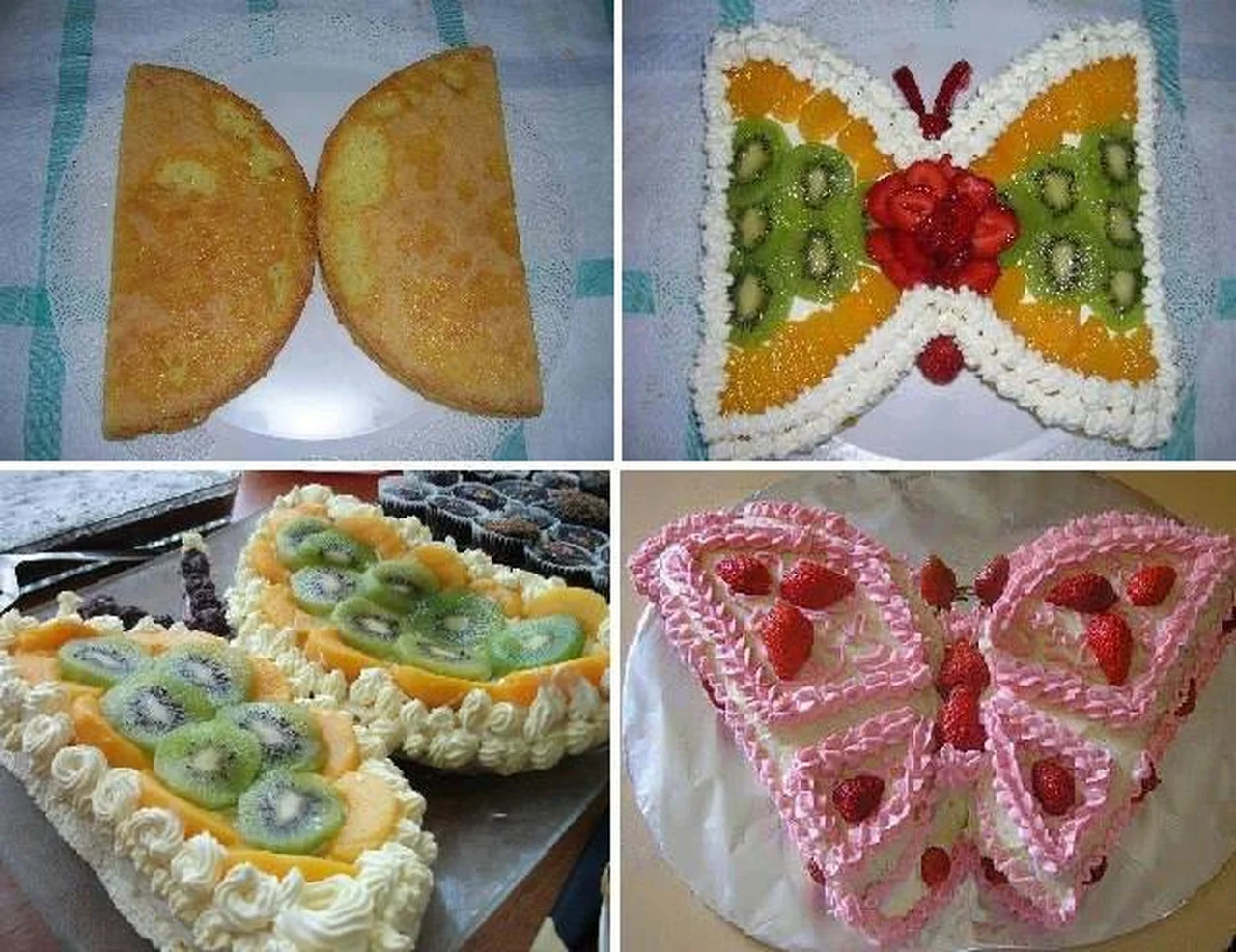 Tort w kształcie motyla