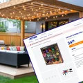 Ten świecący łańcuch z Action za 34 zł zrobi magię na balkonie i tarasie! Kolorowe baloniki z tańczącym płomieniem i solarne ładowanie