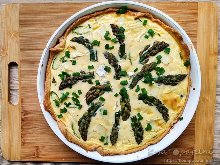 Tarta ze szparagami