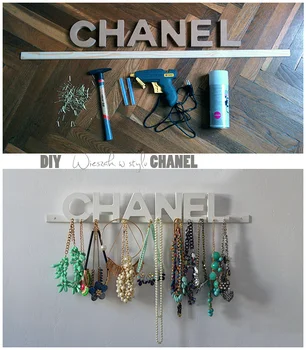 DIY Wieszak na biżuterię