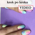 Kolorowe i Zakręcone Kleksy na PAZNOKCIACH krok po kroku