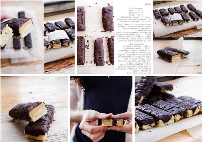 Domowe batoniki Twix