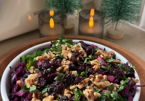 Świąteczna czerwona kapusta pieczona w airfryerze