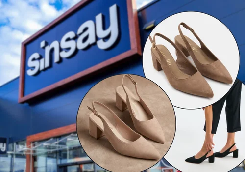 Te buty z Sinsay za 69 zł to hit na Komunie i ślub! Wygodny, niski słupek i zamszowy wygląd - cudne do spodni i sukienki