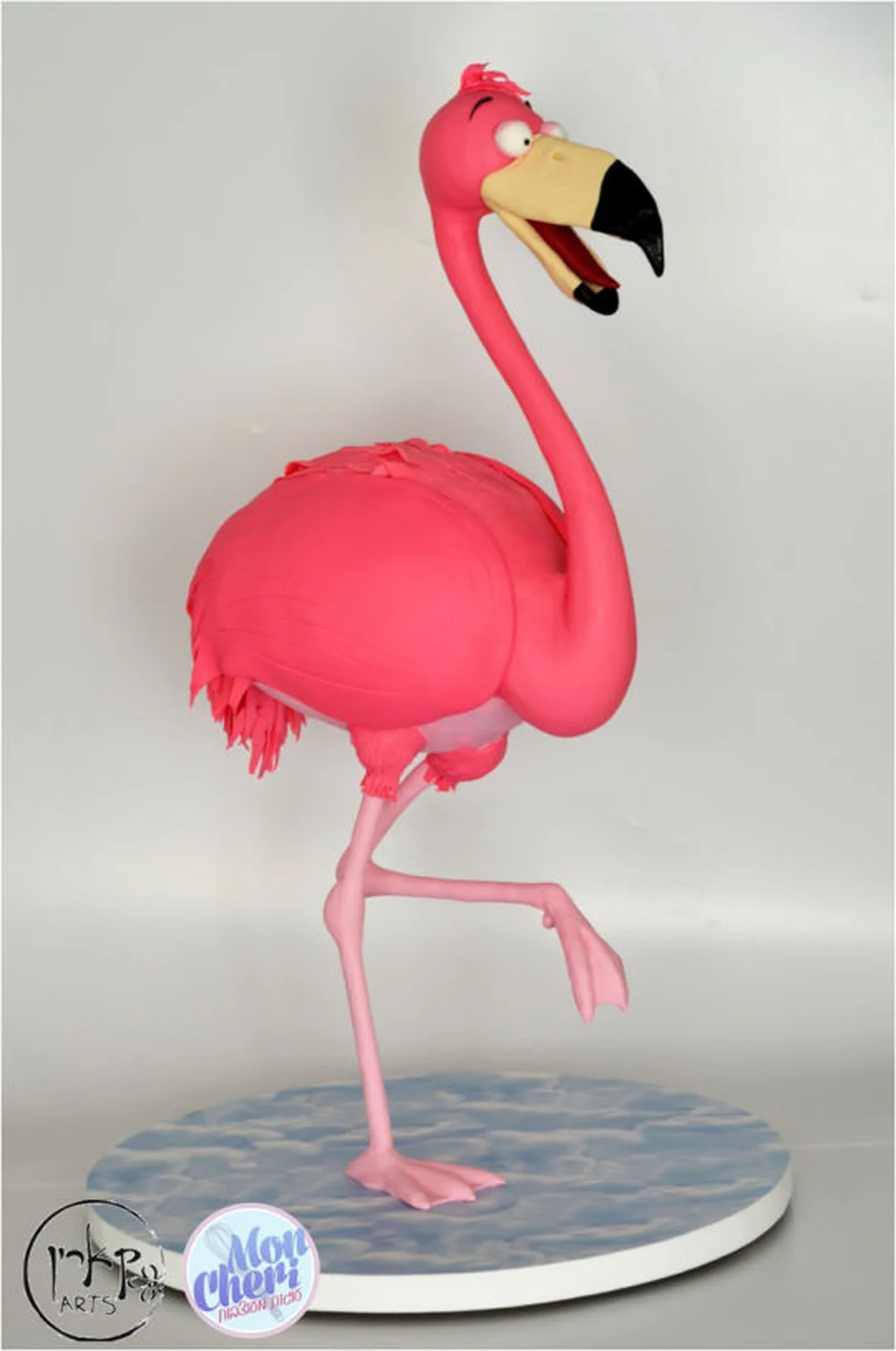 Tort z flamingiem