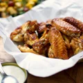 słodko pikantne pieczone skrzydełka z kurczaka