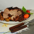 Karczek pieczony z czereśniami