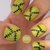 Manicure na Halloween