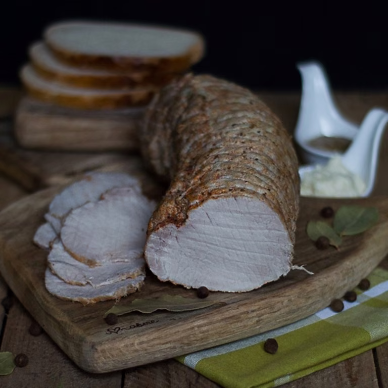 Domowa wędlina- soczysty schab gotowany 10 minut