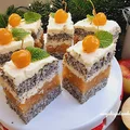 Makowa panienka z jabłkami i kokosem