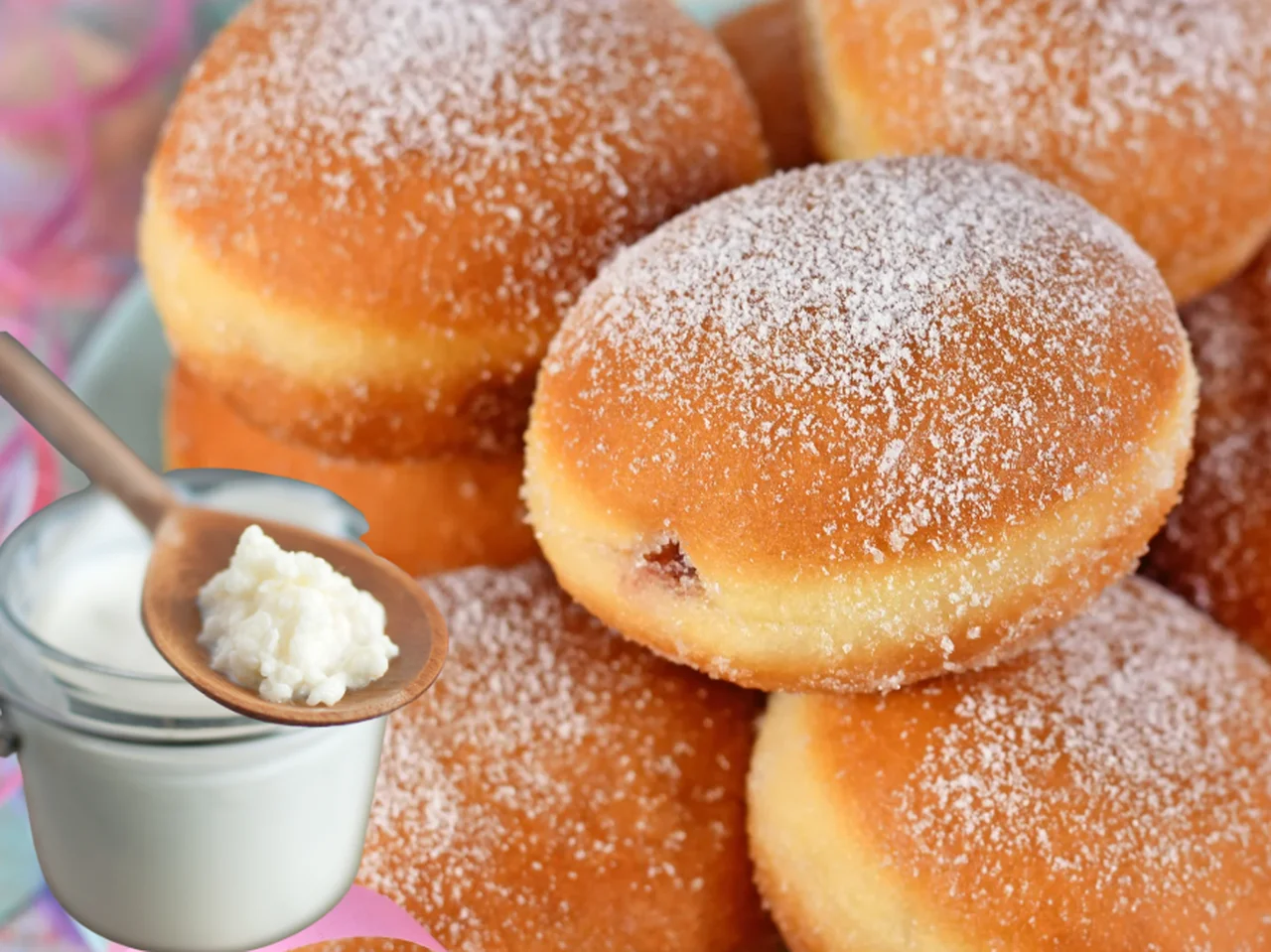Domowe pączki bez drożdży – równie puszyste i miękkie! Wypróbuj ten genialny przepis!