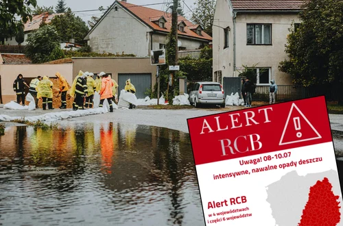 W tych miejscach Polski może dojść do podtopień! Zagrożone 3 rejony - IMG wysłało do mieszkańców alerty 3 stopnia