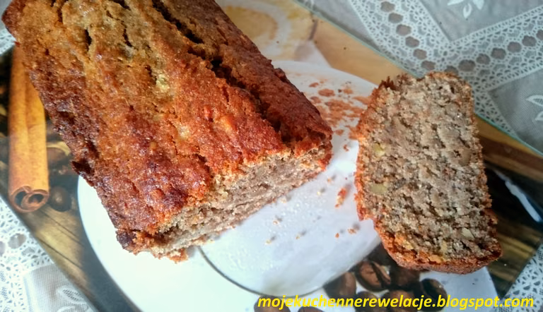 Ciasto bananowe z orzechami (wersja FIT)