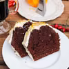 Prosta i pulchna babka kawowa z delikatnym kremem makowym.