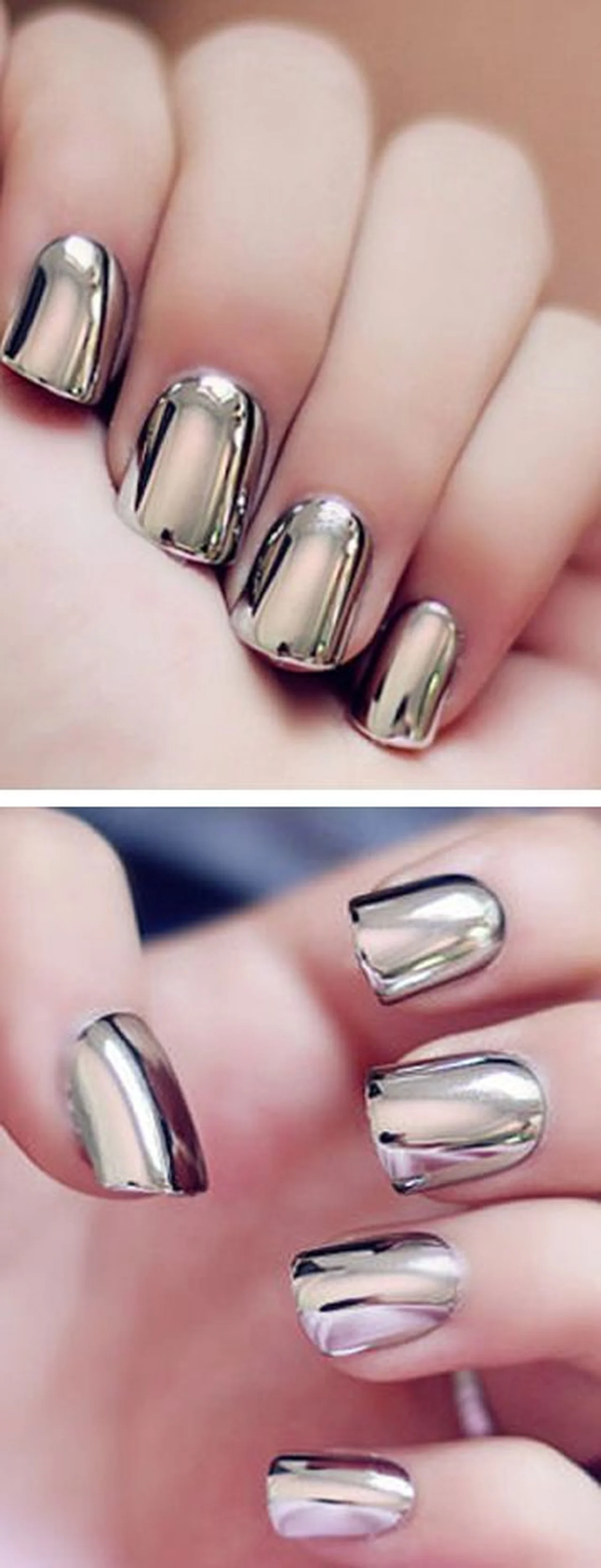 Metaliczne paznokcie