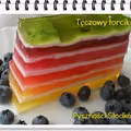 Tęczowy torcik