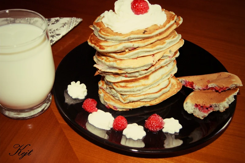 Pancakes z Malinami