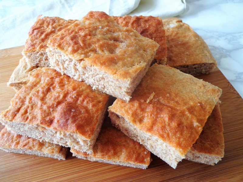 Razowa focaccia