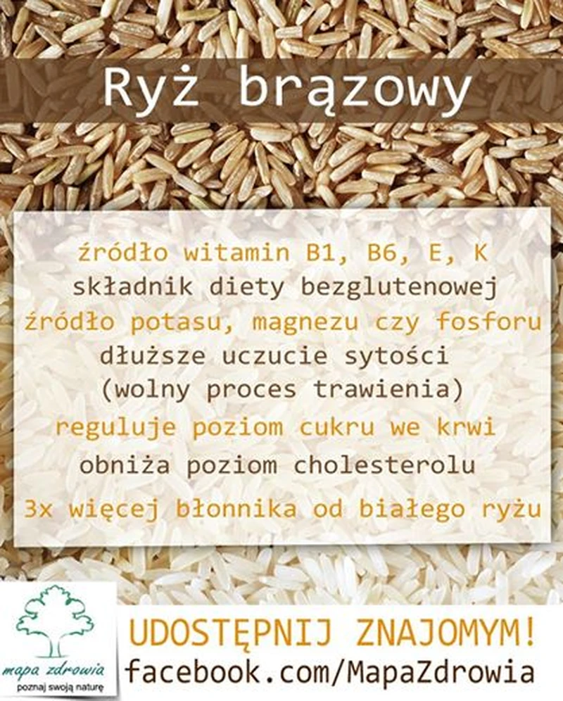 Dlaczego warto jeść ryż brązowy