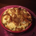Pudding chlebowy z dżemem gruszkowym
