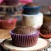 Kakaowe muffinki z kajmakiem