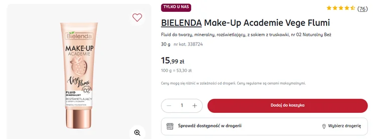 Zdjęcie Ten podkład z Rossmanna za 15 zł pięknie rozświetla, ale też ma świetne krycie! Wiele kobiet uważa go za HIT #1